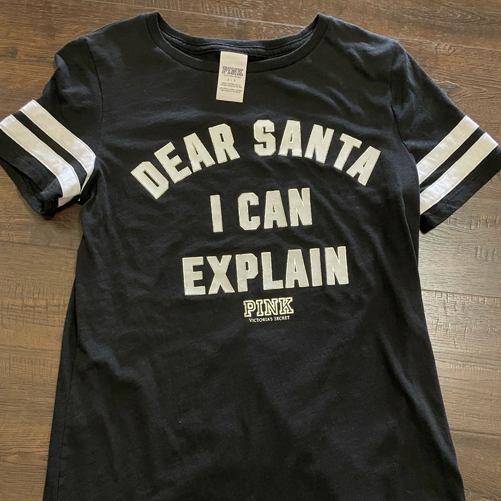 Victoria’s Secret Pink Santa Shirt S